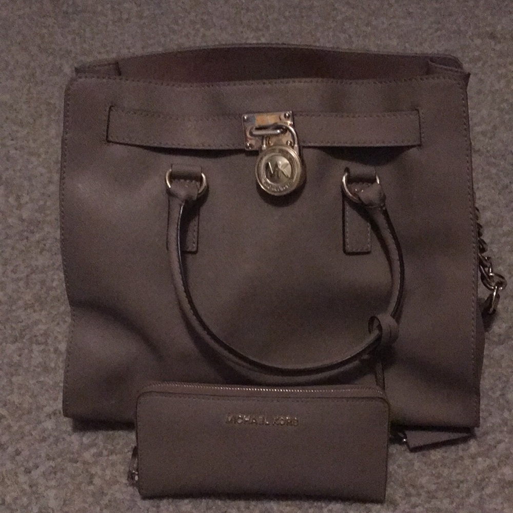 Michael Kors purse with matching wallet